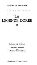 Copertina  La légende dorée. 2