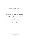 Copertina  Dessins, gouaches et aquarelles