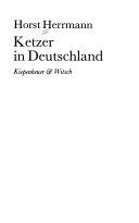 Copertina  Ketzer in Deutschland