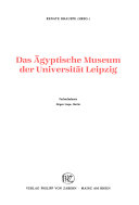 Copertina  Das Agyptische Museum der Universitat Leipzig