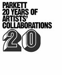 Copertina  Parkett : 20 years of artists collaboration
