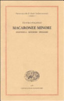 Copertina  Macaronee minori