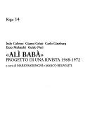 Copertina  Alì Babà: progetto di una rivista 1968-1972 