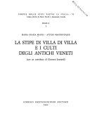 Copertina  6: Regio 10., 1 : la stipe di Villa di Villa e i culti degli antichi veneti