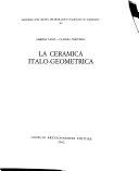 Copertina  15: La ceramica italo-geometrica