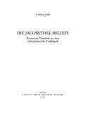 Copertina  Die Jacobsthal-Reliefs : konturierte tonreliefs aus dem griechenland der Fruhklassik
