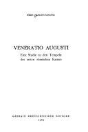 Copertina  Veneratio Augusti : Eine studie zu den Tempeln des ersten römischen Kaisers