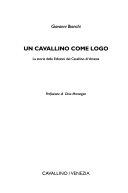 Copertina  Un cavallino come logo : la storia delle Edizioni del Cavallino di Venezia